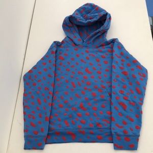 Clare V Cheetah Print Hoodie Sweatshirt